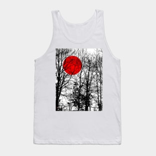 Red Sun in the Forest Tank Top
